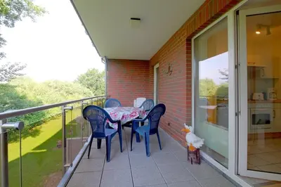 Ein Balkon oder eine Terrasse in der Unterkunft Lilli Marleen WE 26