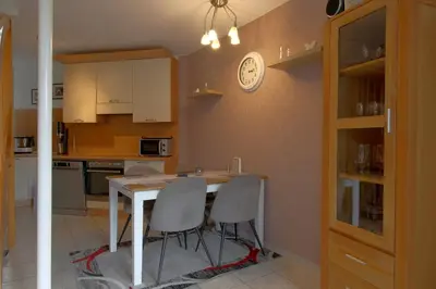 Küche/Küchenzeile in der Unterkunft LT 33 Bungalow Manu