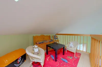 Ein Sitzbereich in der Unterkunft LT 33 Bungalow Manu