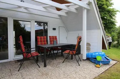 Ein Garten an der Unterkunft SR Knechtsand 2