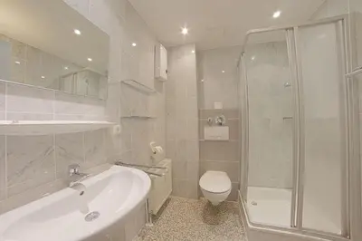 Ein Badezimmer in der Unterkunft Haus Amrum WE 14