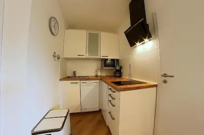 Küche/Küchenzeile in der Unterkunft KW16-01 Haus Sonnenstrahl