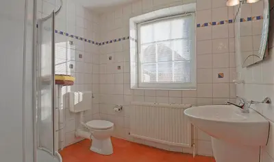 Ein Badezimmer in der Unterkunft MU2 Ferienhaus mit Sauna