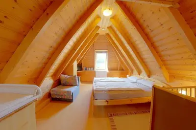 Ein Bett oder Betten in einem Zimmer der Unterkunft SV2 Tegeler Plate 22