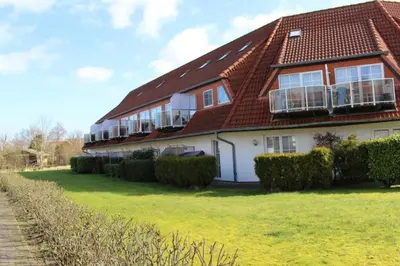 Das Gebäude in dem sich die Ferienwohnung befindet