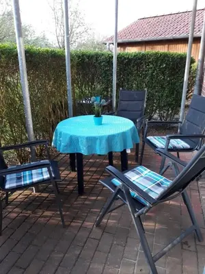 Ein Patio oder anderer Außenbereich in der Unterkunft Haus Amrum WE 11