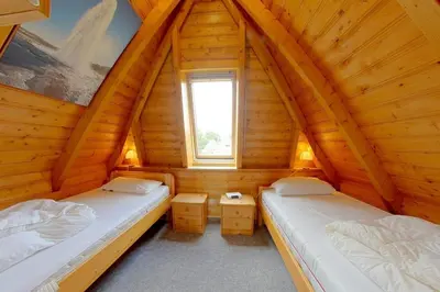 Ein Bett oder Betten in einem Zimmer der Unterkunft SV2 Opi-Huck 28