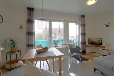TV/Unterhaltungsangebot in der Unterkunft Haus Borkum De lütte Stuuv