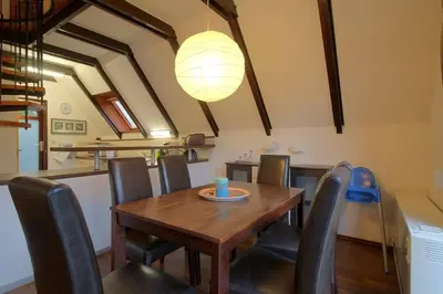 Ein Sitzbereich in der Unterkunft SE Opi-Huck-Stroot 9