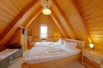 Ein Bett oder Betten in einem Zimmer der Unterkunft SV2 Opi-Huck-Stroot 37