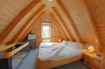 Ein Bett oder Betten in einem Zimmer der Unterkunft SV3 Westertill 13