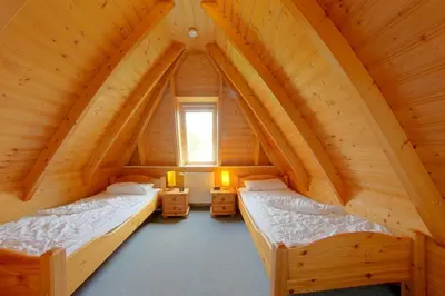 Ein Bett oder Betten in einem Zimmer der Unterkunft SV3 Westertill 13