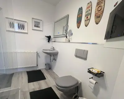 Ein Badezimmer in der Unterkunft LT35a Haus Sternengucker