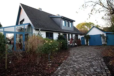 Das Gebäude in dem sich die Ferienwohnung befindet