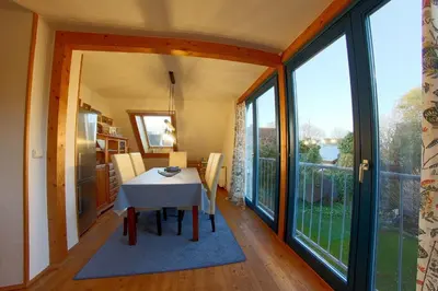 Ein Balkon oder eine Terrasse in der Unterkunft KA6 Haus Küstenzeit