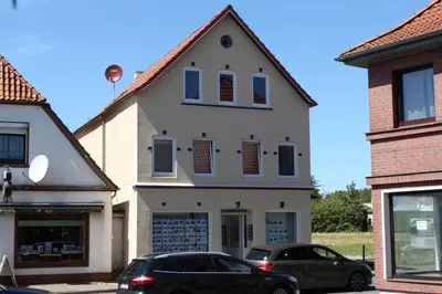 Das Gebäude in dem sich die Ferienwohnung befindet