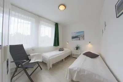 Ein Bett oder Betten in einem Zimmer der Unterkunft KD12-46 NordseeFlair