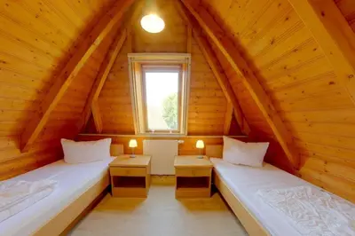 Ein Bett oder Betten in einem Zimmer der Unterkunft SV2 Knechtsand 32