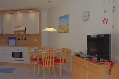 Küche/Küchenzeile in der Unterkunft LT 33a Bungalow Max