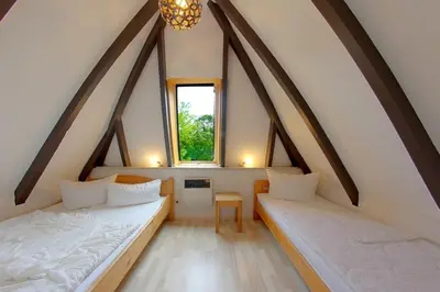Ein Bett oder Betten in einem Zimmer der Unterkunft SV2 Opi-Huck 20