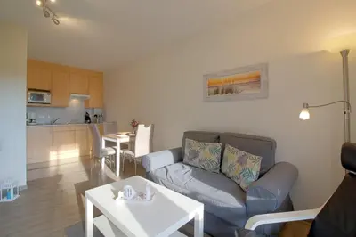 Küche/Küchenzeile in der Unterkunft FeWo 07 - Haus Amrum