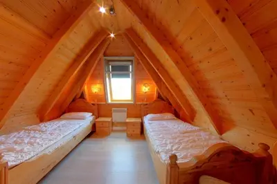 Ein Bett oder Betten in einem Zimmer der Unterkunft SV3 Westertill 17