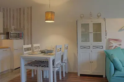 Küche/Küchenzeile in der Unterkunft Haus Amrum WE 10