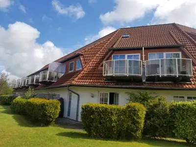 Das Gebäude in dem sich die Ferienwohnung befindet