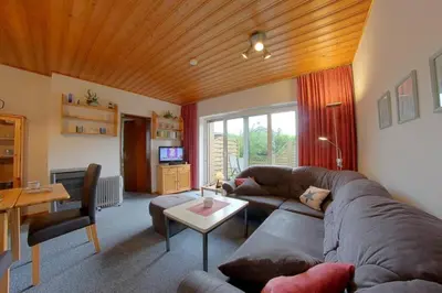 Ein Sitzbereich in der Unterkunft SW6 Haus Wittsand
