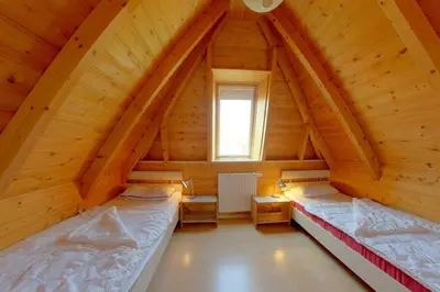 Ein Bett oder Betten in einem Zimmer der Unterkunft SV4 Hans Albers 7