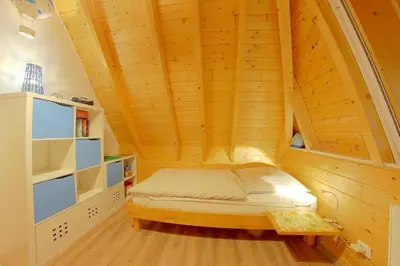 Ein Bett oder Betten in einem Zimmer der Unterkunft SV3 Lale Andersen 7 Wiesenpieper