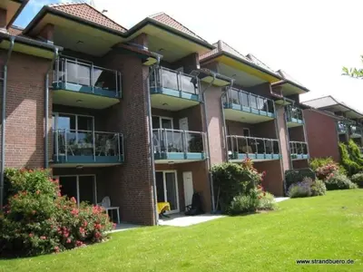 Das Gebäude in dem sich die Ferienwohnung befindet