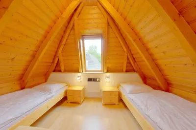 Ein Bett oder Betten in einem Zimmer der Unterkunft SV2 Eversand 2
