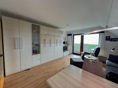 Küche/Küchenzeile in der Unterkunft Haus Nordseeblick Wohnung 50 Julia