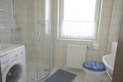 Ein Badezimmer in der Unterkunft Dat Hus
