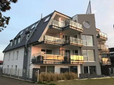 Das Gebäude in dem sich die Ferienwohnung befindet