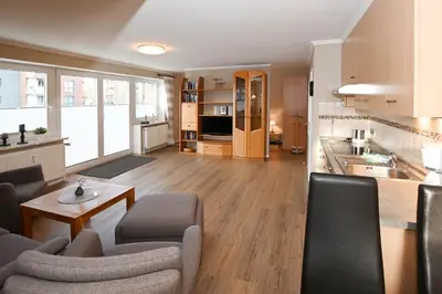 Küche/Küchenzeile in der Unterkunft Mare Comfort Wohnung 8