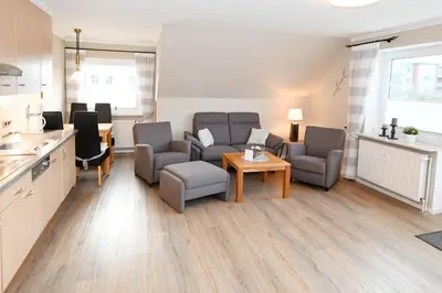 Küche/Küchenzeile in der Unterkunft Mare Comfort Wohnung 8