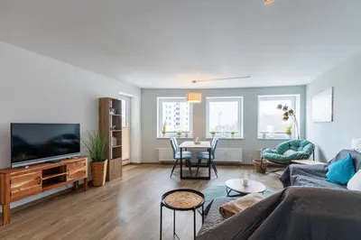 TV/Unterhaltungsangebot in der Unterkunft Haus Nordseebrandung Wohnung 12
