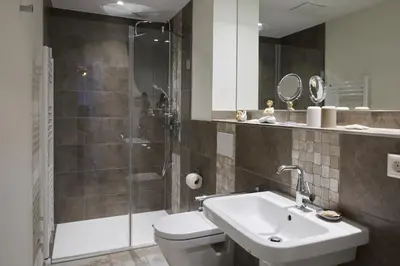 Ein Badezimmer in der Unterkunft Kattegat Apartment 02
