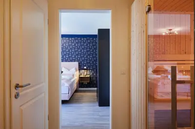 Ein Bett oder Betten in einem Zimmer der Unterkunft Kattegat Apartment 03