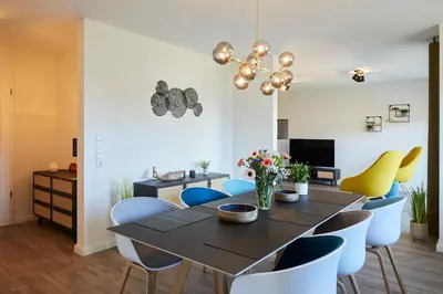 TV/Unterhaltungsangebot in der Unterkunft Kattegat Apartment 03