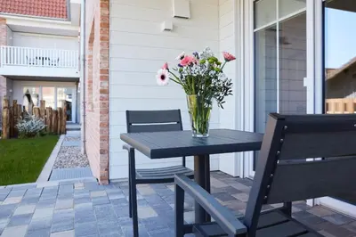 Ein Balkon oder eine Terrasse in der Unterkunft Kattegat Apartment 04