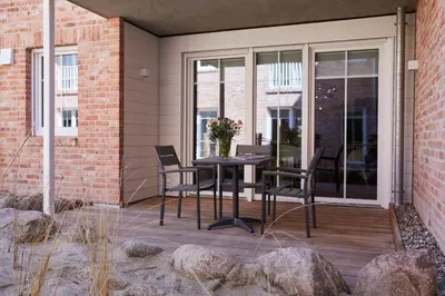 Ein Balkon oder eine Terrasse in der Unterkunft Kattegat Apartment 07