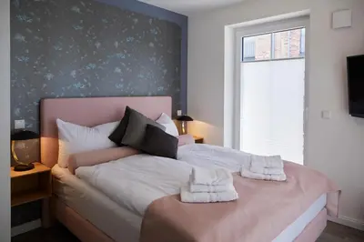 Ein Bett oder Betten in einem Zimmer der Unterkunft Kattegat Apartment 10