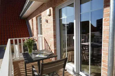 Ein Balkon oder eine Terrasse in der Unterkunft Kattegat Apartment 12