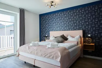 Ein Bett oder Betten in einem Zimmer der Unterkunft Kattegat Apartment 13