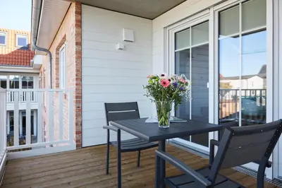 Ein Balkon oder eine Terrasse in der Unterkunft Kattegat Apartment 14