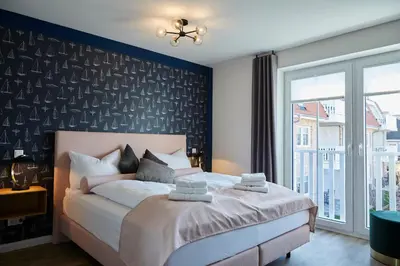 Ein Bett oder Betten in einem Zimmer der Unterkunft Kattegat Apartment 16