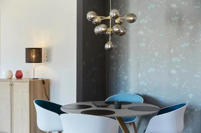 Ein Sitzbereich in der Unterkunft Kattegat Apartment 16